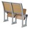 chaises pliantes en bois de contreplaqué de dos d'acier de 1.5mm avec des meubles de salle de classe de tiroir/école fournisseur