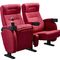 Les chaises se pliantes de salle de cinéma de tissu rouge résistant au feu inclinent par gravitation fournisseur